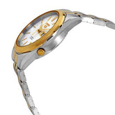 Seiko SNKL24J1 Automatic Men's Watch with White Dial & Stainless Steel Bracelet